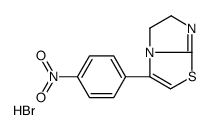 3-(4-nitrophenyl)-5,6-dihydroimidazo[2,1-b][1,3]thiazole,hydrobromide Structure