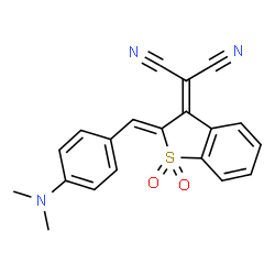 [2-[4-(dimethylamino)benzylidene]benzo[b]thien-3(2H)-ylidene]malononitrile S,S-dioxide picture