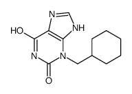 3-(cyclohexylmethyl)-7H-purine-2,6-dione结构式