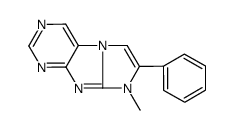 6-methyl-7-phenylpurino[7,8-a]imidazole Structure