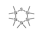 2,2,3,3,4,4,5,5,6,6-decamethyl-1,2,3,4,5,6-thiapentasilinane Structure