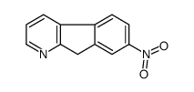 7-nitro-9H-indeno[2,1-b]pyridine结构式