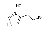 4-(2-bromoethyl)-1H-imidazole hydrochloride结构式