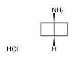 Bicyclo[2.0.0]hexan-1-amin-hydrochlorid结构式