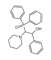 (2-hydroxy-2-phenyl-1-(piperidin-1-yl)ethyl)diphenylphosphine oxide Structure