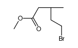 methyl (3S)-5-bromo-3-methylpentanoate结构式