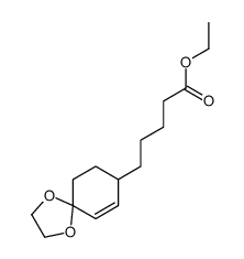 ethyl 5-(1,4-dioxaspiro[4.5]dec-6-en-8-yl)pentanoate Structure