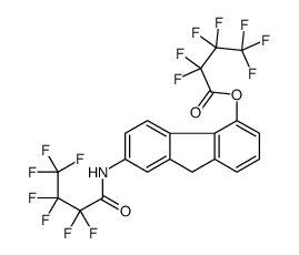[7-(2,2,3,3,4,4,4-heptafluorobutanoylamino)-9H-fluoren-4-yl] 2,2,3,3,4,4,4-heptafluorobutanoate Structure