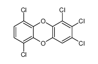 1,2,3,6,9-pentachlorooxanthrene Structure