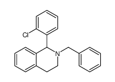 2-benzyl-1-(2-chlorophenyl)-3,4-dihydro-1H-isoquinoline结构式