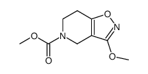 methyl 3-methoxy-6,7-dihydroisoxazolo[4,5-c]pyridine-5(4H)-carboxylate Structure