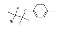 1-(2-bromo-1,1,2,2-tetrafluoroethoxy)-4-methylbenzene结构式