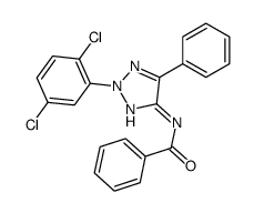 N-[2-(2,5-dichlorophenyl)-5-phenyltriazol-4-yl]benzamide Structure