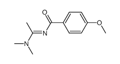 N-[(Dimethylamino)ethylidene]-p-anisamide结构式