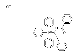 [benzoyloxy(phenyl)methyl]-triphenylphosphanium,chloride Structure