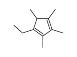 1-ethyl-2,3,4,5-tetramethylcyclopenta-1,3-diene Structure