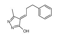 3-methyl-4-(3-phenylpropylidene)-1H-pyrazol-5-one Structure