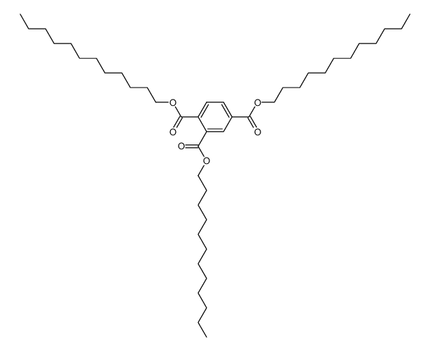 1,2,4-Benzenetricarboxylic acid tridodecyl ester结构式