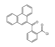 2-(phenanthrene-9-carbonyl)-benzoyl chloride结构式