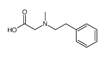N-methyl-N-phenethyl-glycine结构式