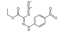 ethyl 2-azido-2-[(4-nitrophenyl)hydrazinylidene]acetate结构式