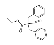 ethyl 2,2-dibenzyl-3-oxopropanoate结构式