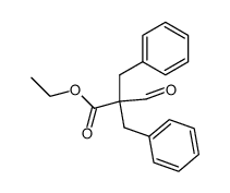 ethyl 2,2-dibenzyl-3-oxopropanoate Structure