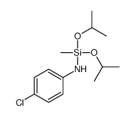 4-chloro-N-[methyl-di(propan-2-yloxy)silyl]aniline Structure