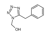 (5-benzyltetrazol-1-yl)methanol Structure