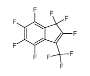 Perfluoro(3-methylindene) Structure