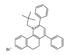 1-(2,2-dimethyl-propyl)-2,4-diphenyl-5,6-dihydro-benzo[h]quinolinium, bromide Structure