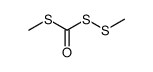 S-methyl S-methylsulphenyl dithiocarbonate结构式