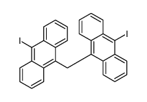 9-iodo-10-[(10-iodoanthracen-9-yl)methyl]anthracene Structure