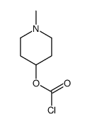 (1-methylpiperidin-4-yl) carbonochloridate结构式