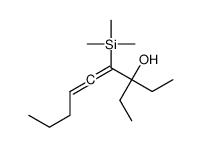 3-ethyl-4-trimethylsilylnona-4,5-dien-3-ol结构式