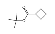 cyclobutanecarboxylic acid tert-butyl ester结构式