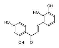 3-(2,3-dihydroxyphenyl)-1-(2,4-dihydroxyphenyl)prop-2-en-1-one结构式