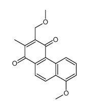 8-methoxy-3-(methoxymethyl)-2-methylphenanthrene-1,4-dione Structure
