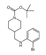 1-BOC-4-[(2-BROMO-PHENYLAMINO)-METHYL]-PIPERIDINE Structure