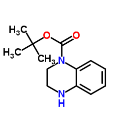 TERT-BUTYL 3,4-DIHYDROQUINOXALINE-1(2H)-CARBOXYLATE structure