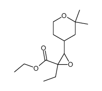 ethyl ester of the 2-ethyl-3-(2,2-dimethyltetryhydropyran-4-yl)-2,3-epoxypropionic acid结构式