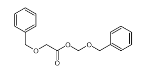 phenylmethoxymethyl 2-phenylmethoxyacetate Structure