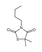 3-butyl-5,5-dimethyl-1,3-thiazolidine-2,4-dione结构式