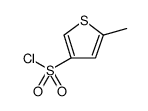 5-Methyl-3-thiophenesulfonyl chloride结构式