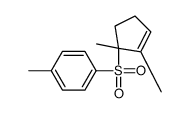 1-(1,2-dimethylcyclopent-2-en-1-yl)sulfonyl-4-methylbenzene结构式