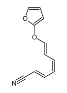 7-(furan-2-yloxy)hepta-2,4,6-trienenitrile结构式