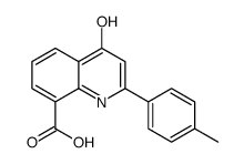 2-(4-methylphenyl)-4-oxo-1H-quinoline-8-carboxylic acid结构式