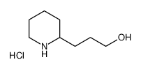 3-(2-Piperidyl)-1-propanol Hydrochloride structure