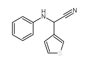 2-anilino-2-thiophen-3-ylacetonitrile结构式