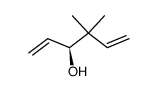 (S)-4,4-dimethyl-1,5-hexadien-3-ol结构式